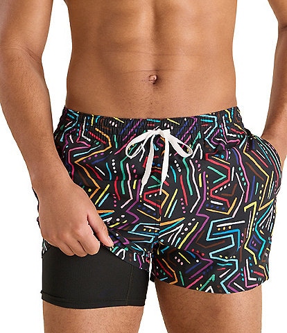 Chubbies Zig Zaggers 5" Inseam Swim Trunks