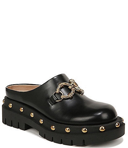 Circus NY by Sam Edelman Annie Chain Bit Detail Platform Clogs