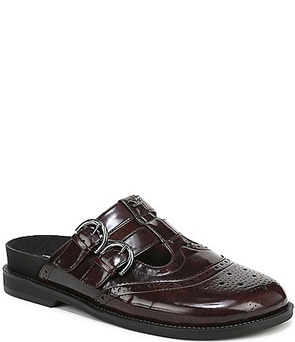 Circus NY by Sam Edelman Claudia Brogue Double Buckle Mary Jane Mules