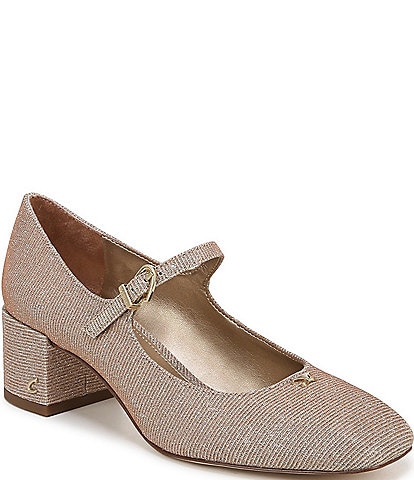 Circus NY by Sam Edelman Eloisa Glitter Fabric Mary Jane Dress Pumps