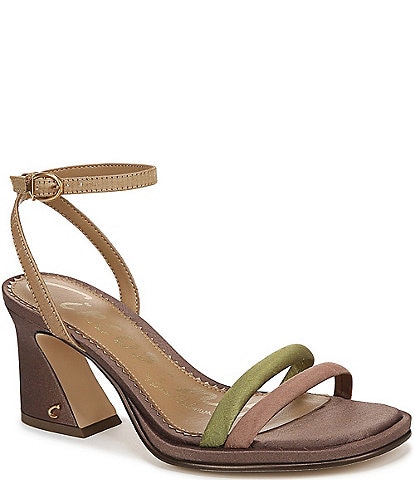 Circus NY by Sam Edelman Holly Silk Ankle Strap Dress Sandals