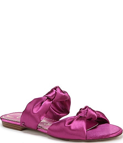 Circus NY by Sam Edelman Marissa Satin Knotted Slide Sandals