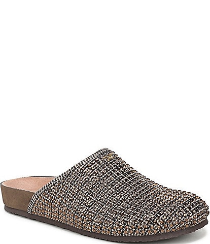 Circus NY by Sam Edelman Sabina Studded Houndstooth Print Slip On Mules