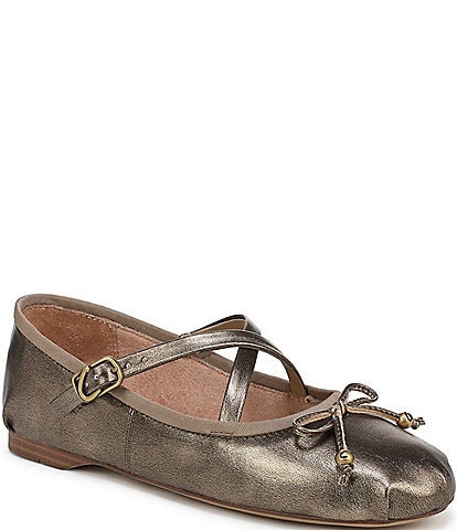 Circus NY by Sam Edelman Zuri Metallic Bow Ballerina Flats