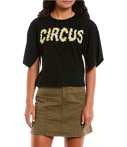 Circus NY by Sam Edelman Fia Slit Graphic T-Shirt