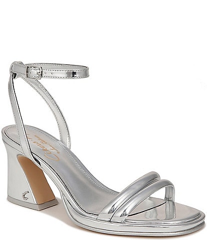 Circus NY by Sam Edelman Hartlie Metallic Ankle Strap Puff Dress Sandals