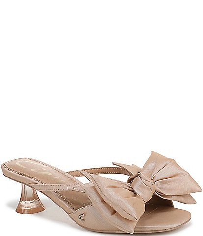 Circus NY by Sam Edelman Natalina Bow Kitten Heel Slide Sandals