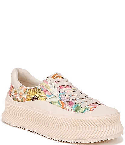 Circus NY by Sam Edelman Tatum Flower Embellished Lace Up Chunky Platform Sneakers