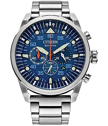 Citizen Men's Avion Chronograph Stainless Steel Bracelet Watch