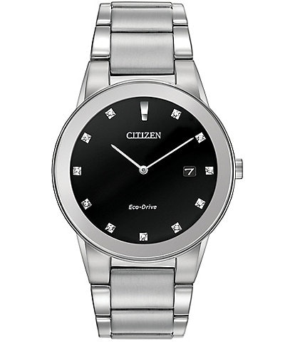 Citizen Men's Axiom Two Hand Stainless Steel Bracelet Watch