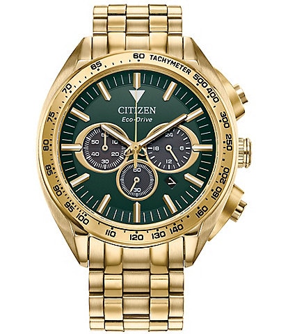 Citizen Men's Carson Chronograph Gold Stainless Steel Bracelet Watch