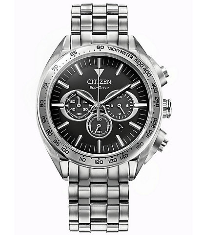 Citizen Men's Carson Chronograph Stainless Steel Bracelet 43mm Watch