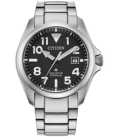 Citizen Men's Eco-Drive Titanium Water Resistance 200 Bracelet Watch