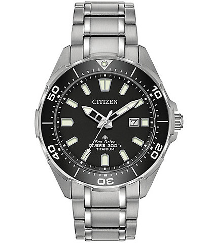 Citizen Men's Promaster Dive Analog Silver Titanium Bracelet Watch