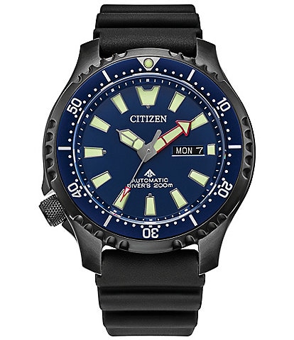 Citizen Men's Promaster Dive Automatic Black-Blue Strap Watch