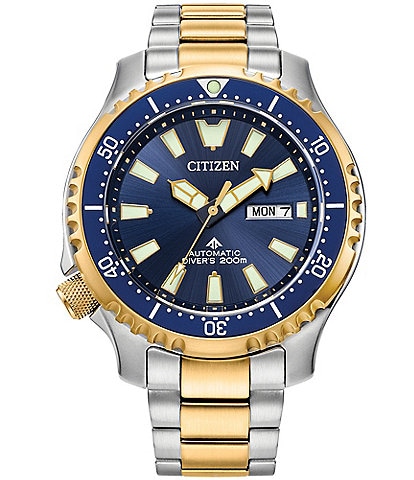Citizen Men's Promaster Dive Automatic Two Tone Stainless Steel Bracelet Watch