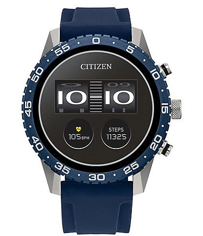 Citizen Unisex G2 Sport Smart Blue Silicone Strap Watch