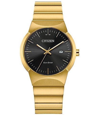 Citizen Women's Axiom Three Hand Gold Stainless Steel Bracelet Watch