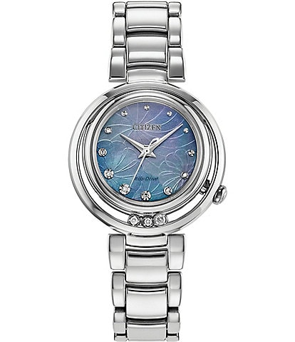 Citizen Women's Citizen L Arcly Multifunction Crystal Accents Stainless Steel Bracelet Watch