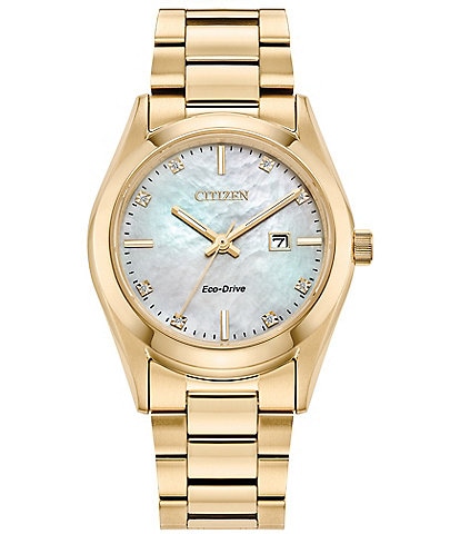 Citizen Women's Eco Drive Stainless Steel Gold Watch