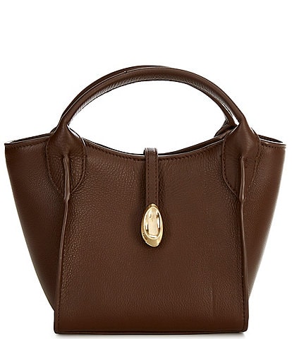 CITRINE Elsa Mini Leather Tote Bag