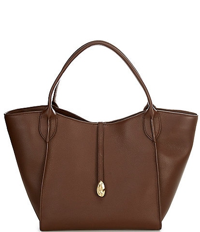 CITRINE Elsa Wedge Leather Tote Bag