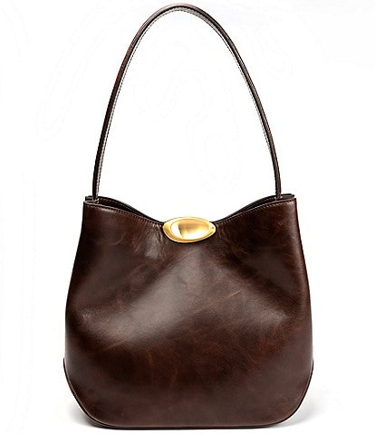 CITRINE Mae Small Leather Bucket Bag