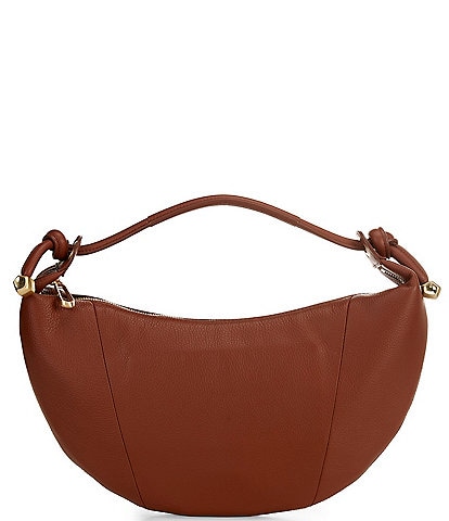 CITRINE Phoenix Suede Medium Hobo Bag