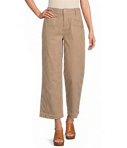  Relaxed Patch Pocket Crop Pants