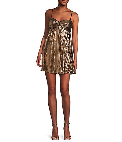 rose gold dress Dillard s