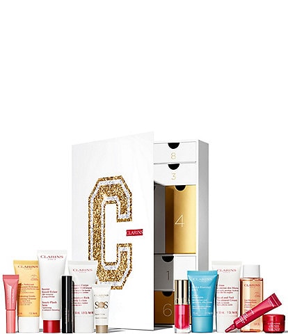 Clarins 12 Day Advent Calendar Makeup and Skincare Gift Set