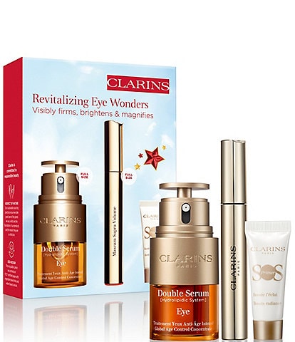 Clarins Double Serum Eye Firming and Hydrating Anti-Aging Skincare Set