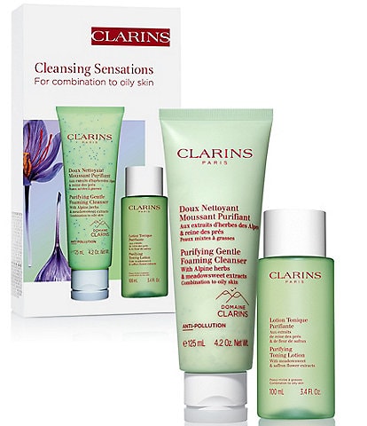 Clarins Purifying Cleansing Duo For Combination To Oily Skin