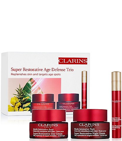 Clarins Super Restorative Anti-Aging Day & Night Skincare Set