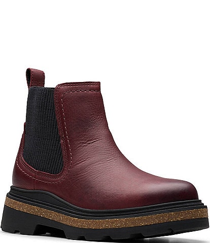 Clarks Artisan Hencroft Step Waterproof Leather Chelsea Booties