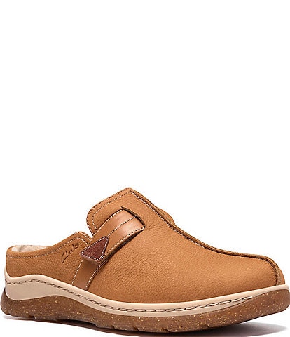 Clarks Artisan Orlene Leather Warm Lined Clogs