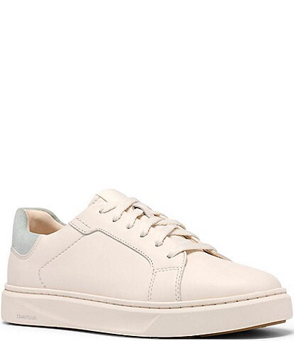 Clarks Code C Lace Up Leather Sneakers