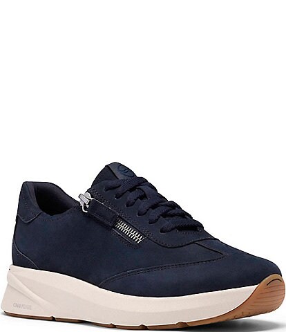 Clarks Code R Run Nubuck Sneakers