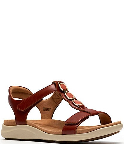 Clarks Artisan Kitly Gem Leather Sandals