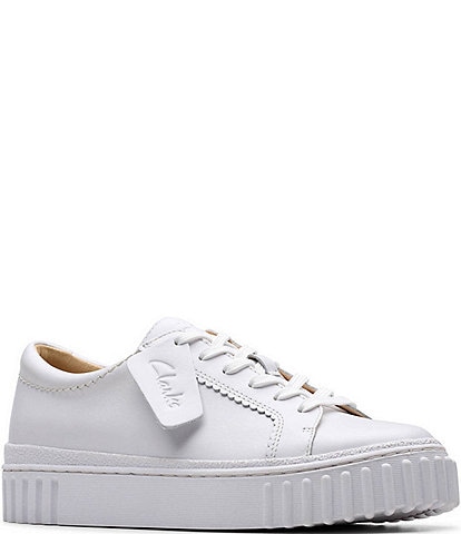 Clarks Signature Mayhill Walk Leather Platform Sneakers