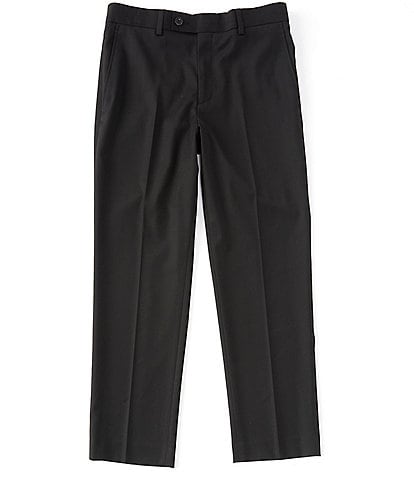 Calvin Klein Kids' Big Boys Husky Stretch Suit Pants In Black