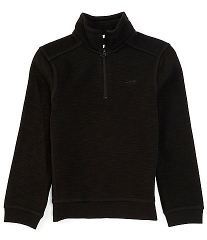 Class Club Big Boys 8-20 1/4 Zip Slub Pullover