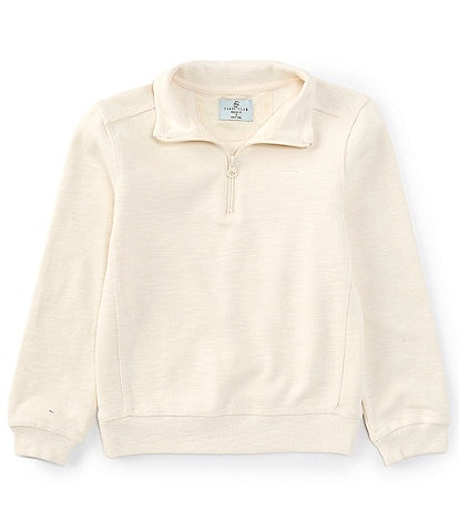 Class Club Big Boys 8-20 1/4 Zip Slub Pullover