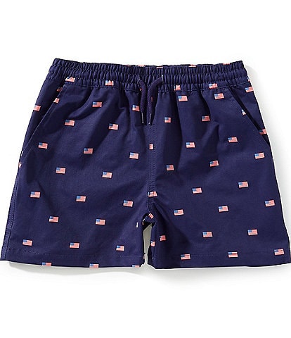 Class Club Big Boys 8-20 American Flag Print Shorts