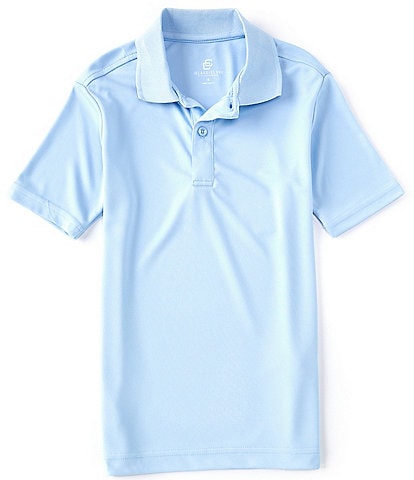 Class Club Big Boys 8-20 Short-Sleeve Double-Knit Synthetic Performance Polo Shirt