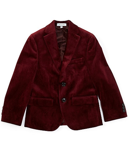 Class Club Big Boys 8-20 Velvet Blazer