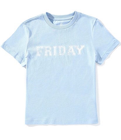Class Club Big Boys Friday Crew Neck Short Sleeve T-Shirt