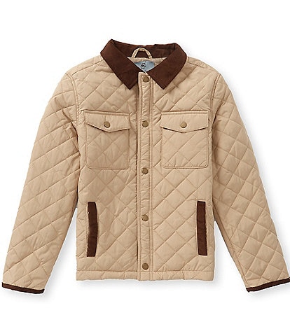 Class Club Big Boys Quilted Snap Front Barn Coat