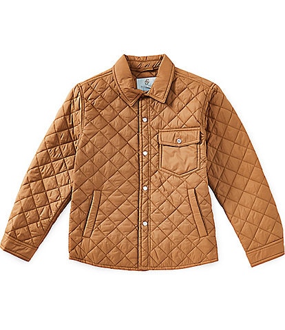 Class Club Big Boys Quilted Snap Front Shacket