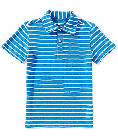 Class Club Big Boys Stripe Pique Polo Shirt